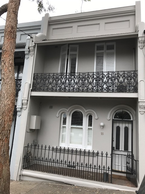 Victorian Terrace exterior, Woollahra