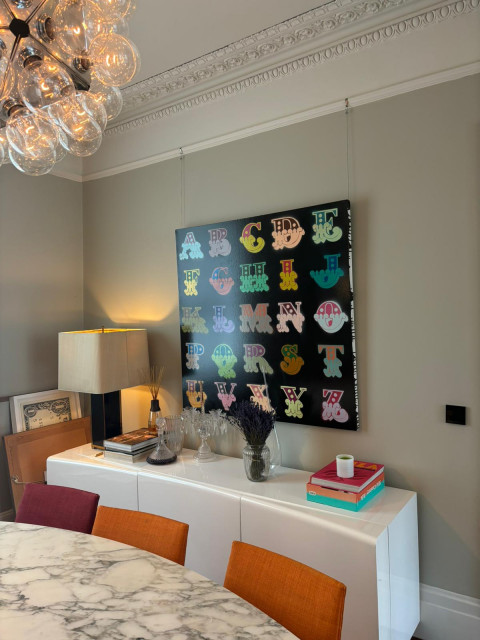 Belsize Road contemporary-dining-room