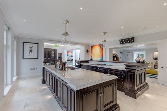 Architectural 2 island kitchen nyklassisk-koek