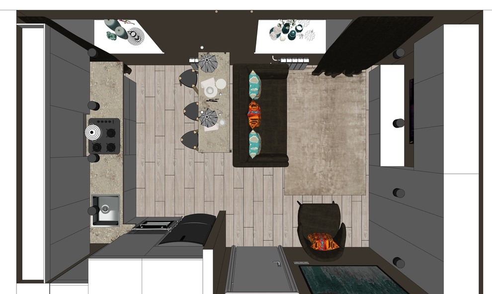 Проект 2-комнатной квартиры