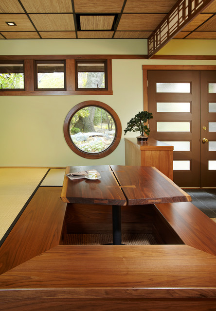 Ryokan (Japanese Guest House) Interior - Asiatisch - Esszimmer