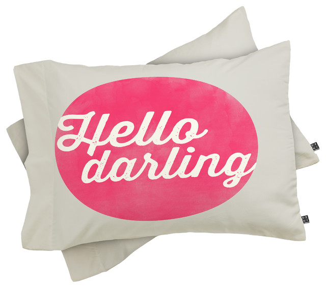 Deny Designs Allyson Johnson Hello Darling Pillow Shams King