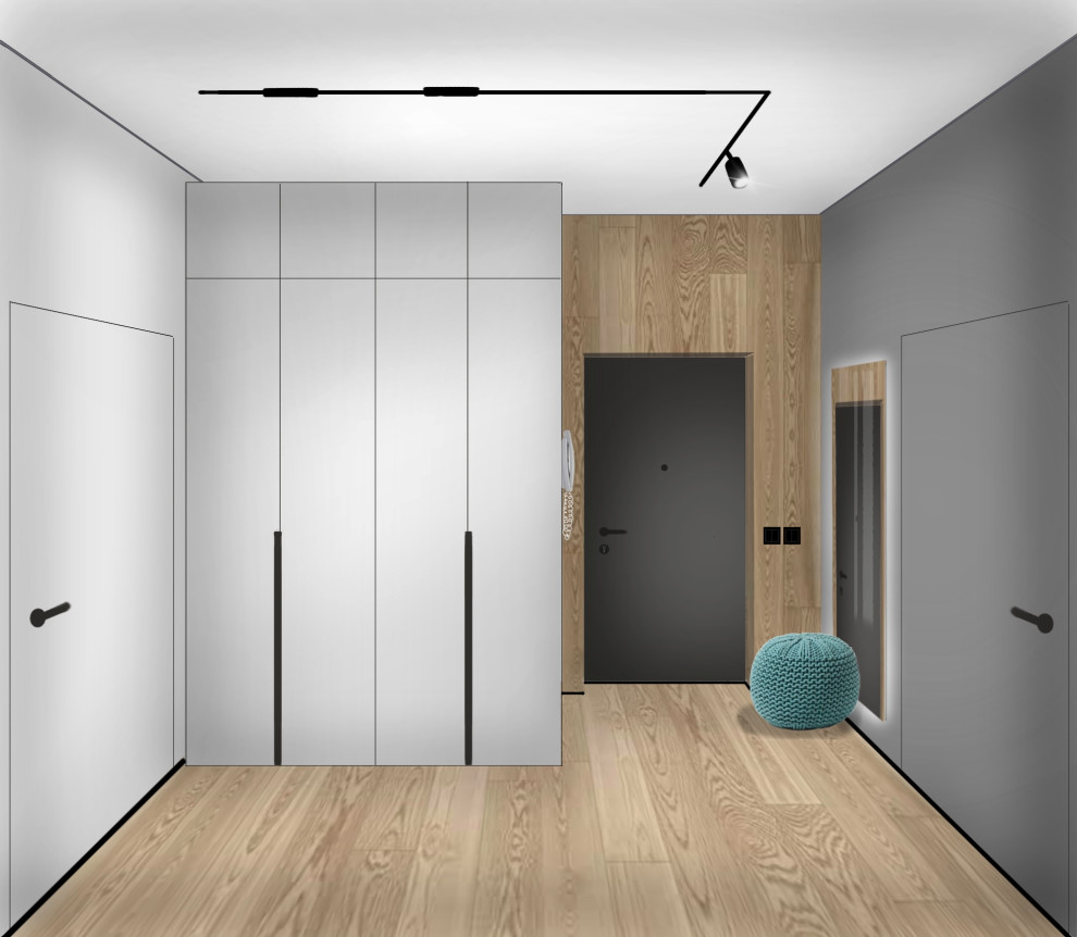 Однакомнатная квартира в Современном стиле с элементами Поп-арта.