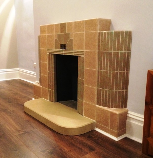 Art Deco Fireplace Hearth Natural Stone Traditional Cheshire