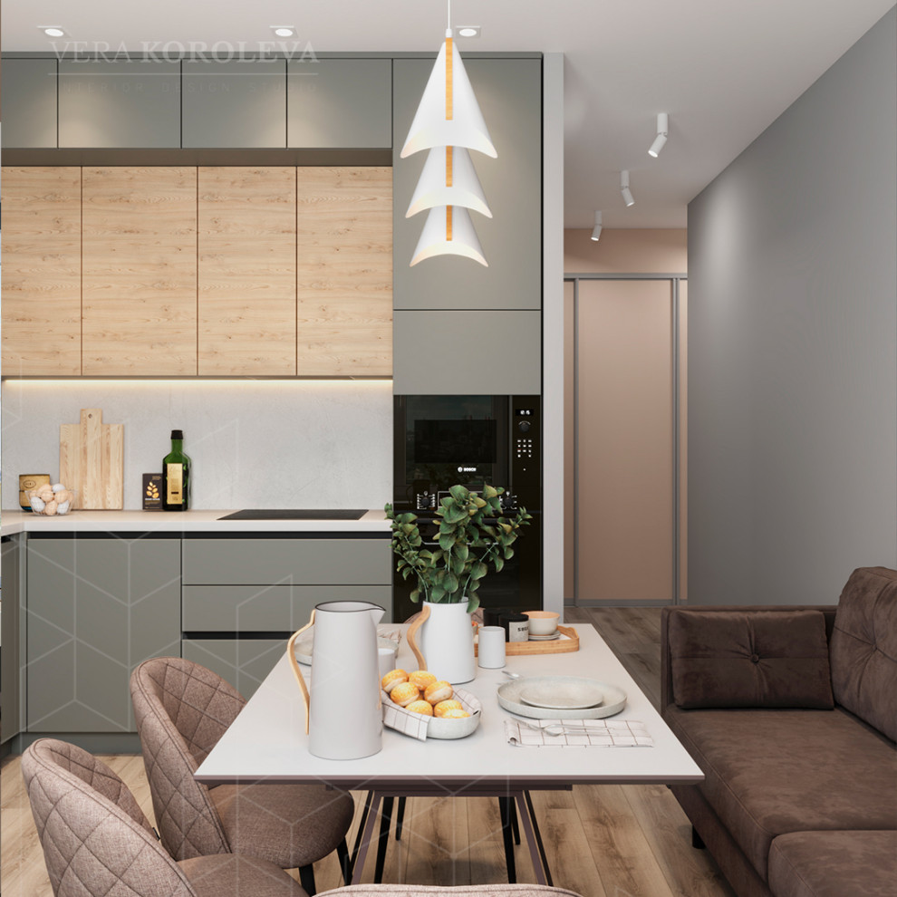 Дизайн-проект двухкомнатной квартиры в современном стиле