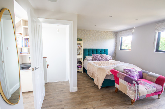 Finished loft conversion - Wallington bedroom