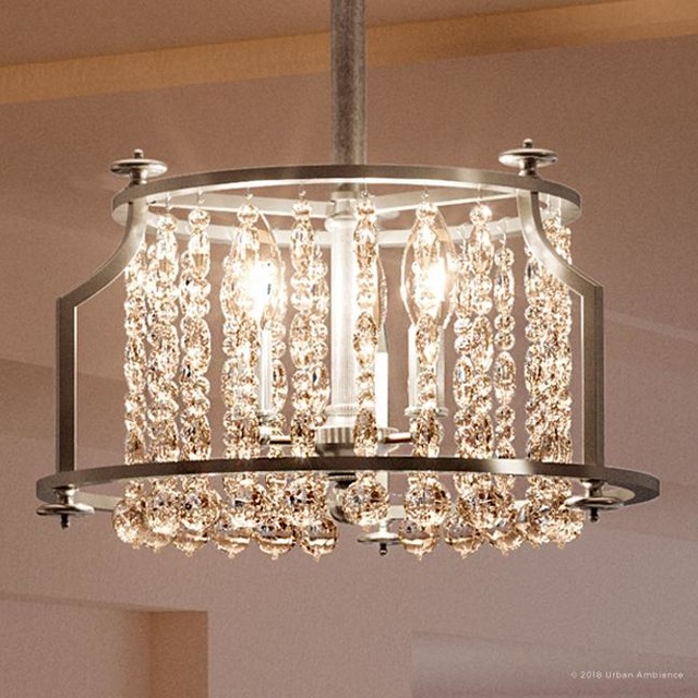 Luxury Moroccan Ceiling Fixture Lexington Series Antique Silver