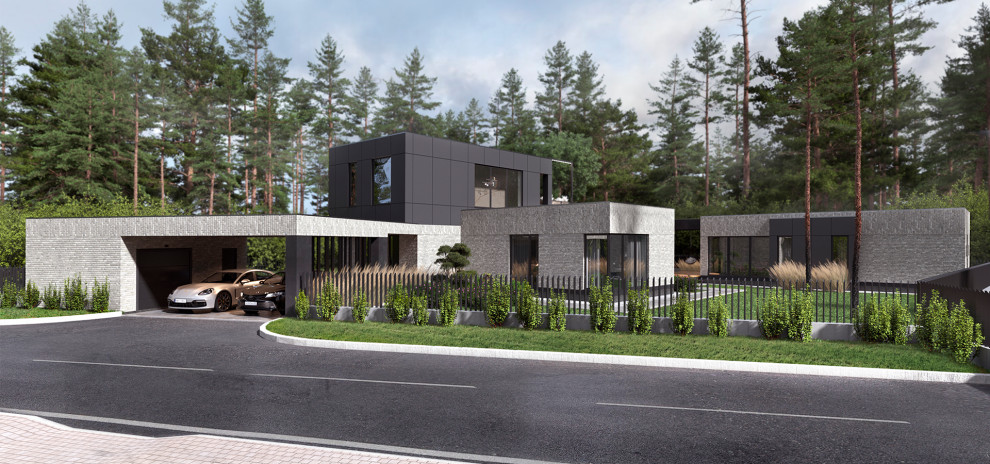 Комплекс строений в стиле "Хай-тек"