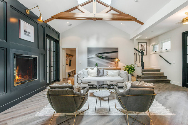 Mill Valley Traditional transitional-living-room