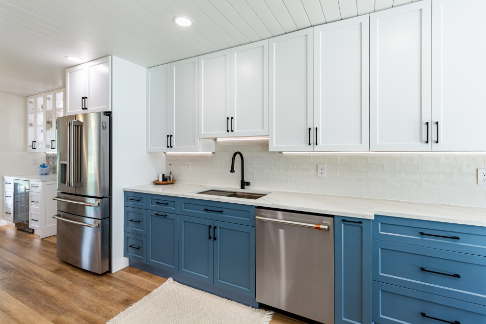 Inspiration for a transitional home design remodel in Other