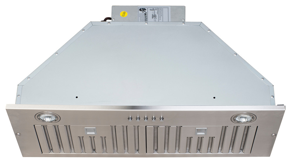 Stainless Steel Range Hood With 3 Speed Touch Control Contemporary