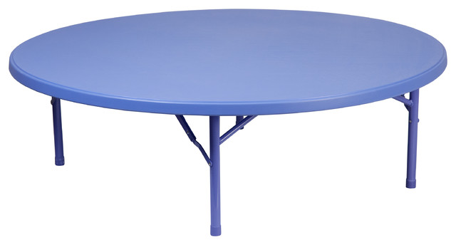 MFO 60'' Round Kid's Plastic Folding Table