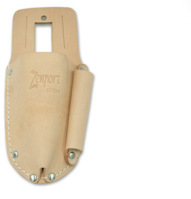 Leather Pruner Sheath Withsharpener Pocket Gardening Hand Tools by