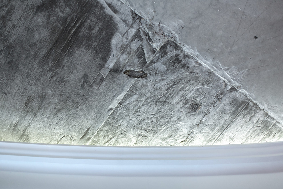 Peonies. Felt. Сoncrete.