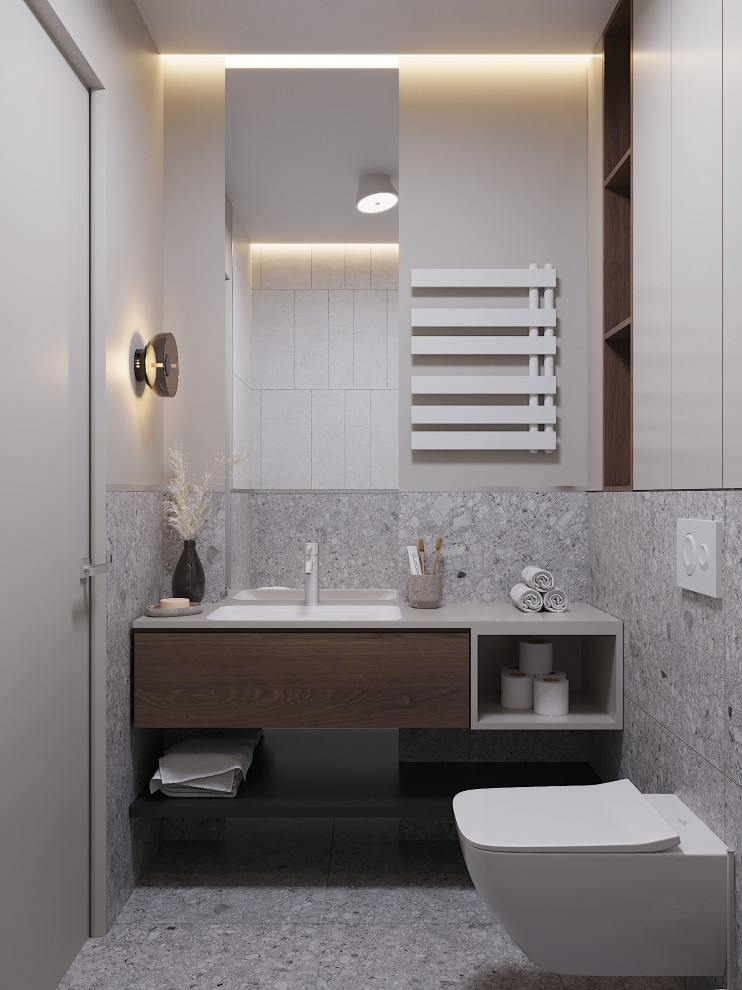 квартира с зеленым диваном