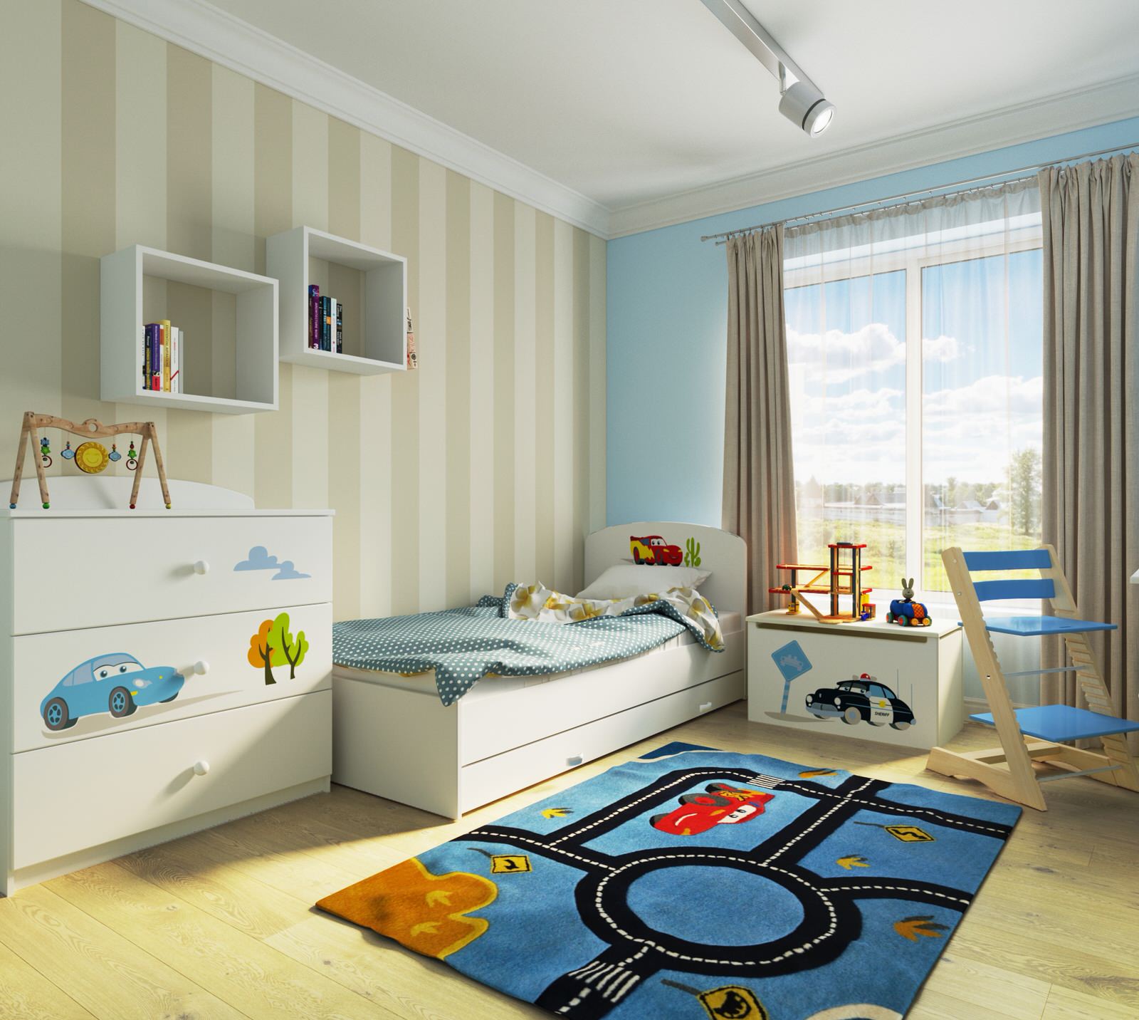 Cars комната для мальчика