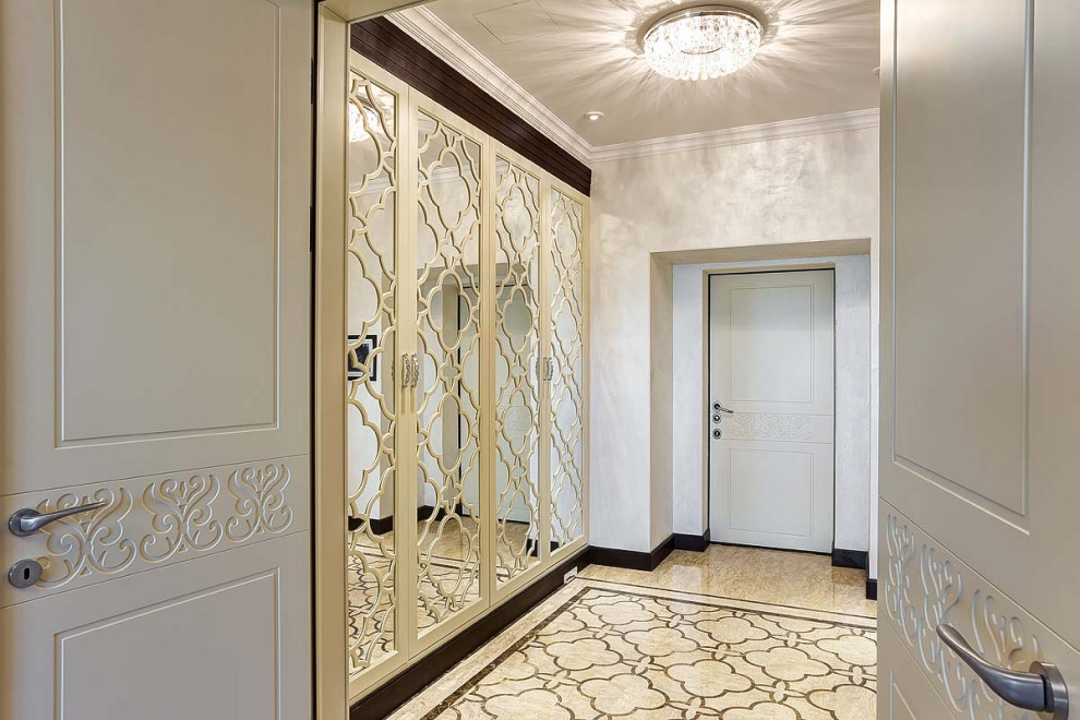 Дом в бежевых тонах