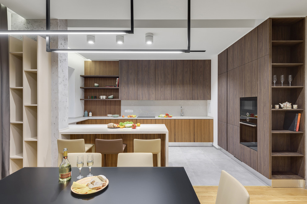 Строгие линии и мягкий свет: стиль контемпорари