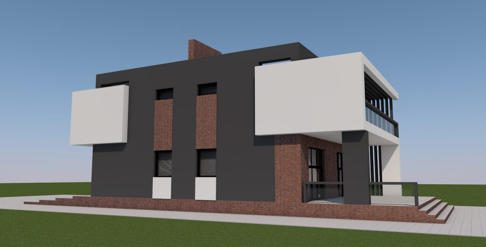 Архитектура дома в стиле Хай-тек