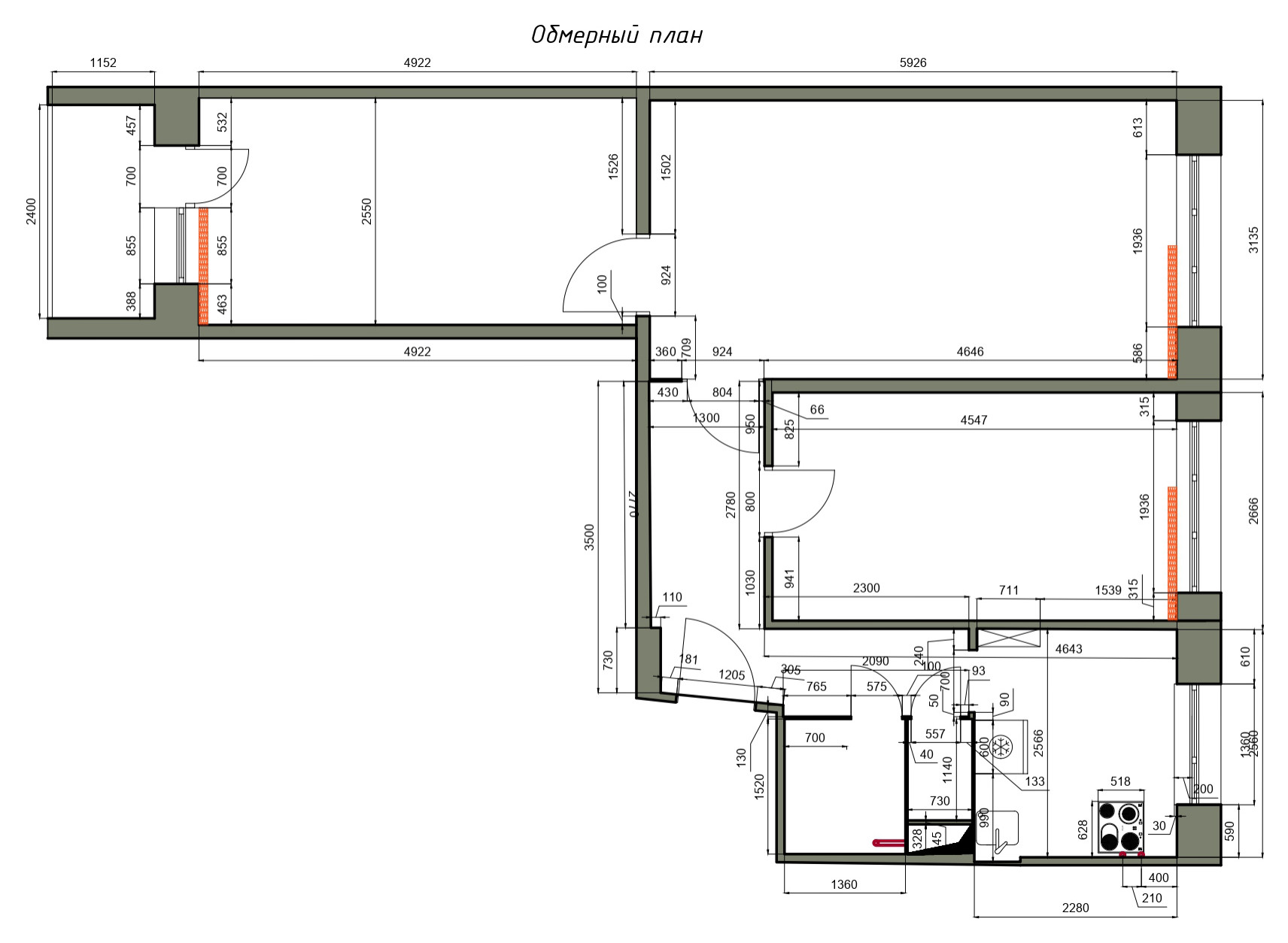 Поиск планировки: Жилье дизайнера — 3 плана и финал | Houzz Россия