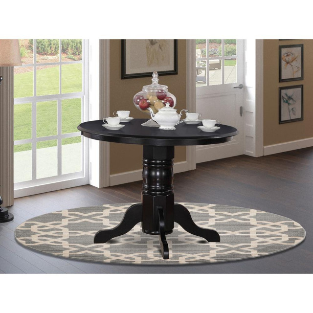 Shelton Round Kitchen Table, 42" Diameter Contemporary Dining
