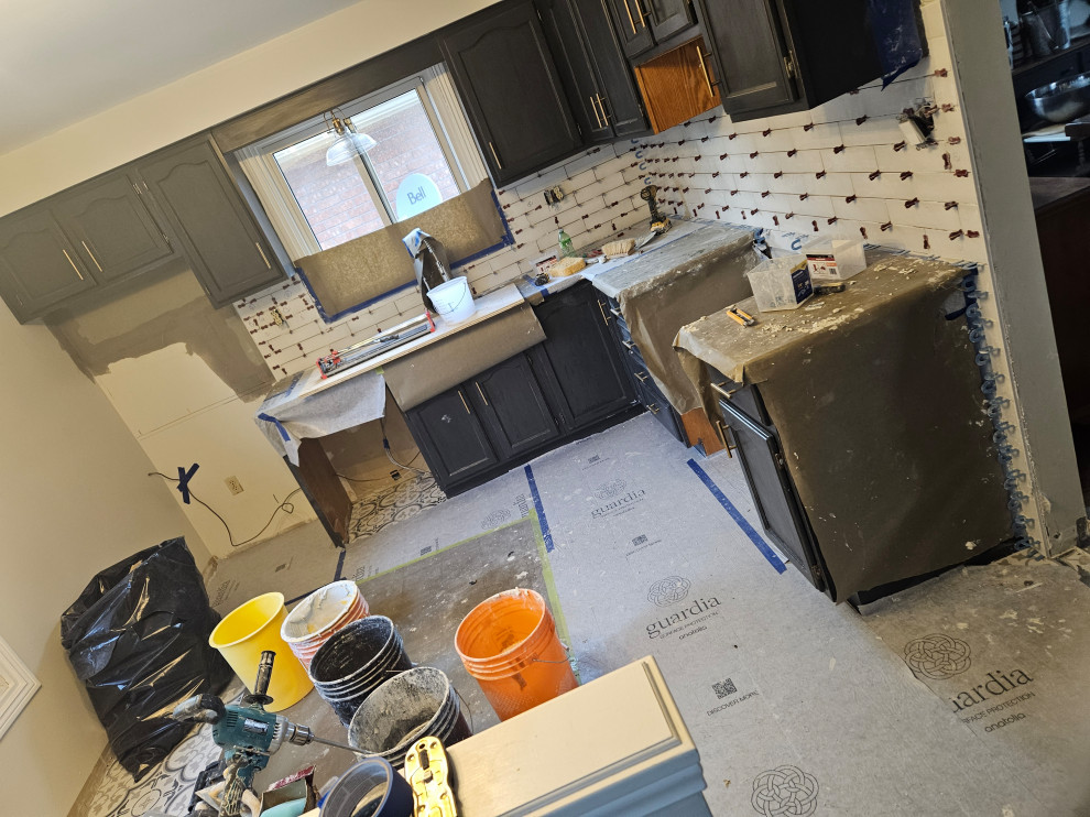 Kitchen Remodel (Floors & Backsplash)