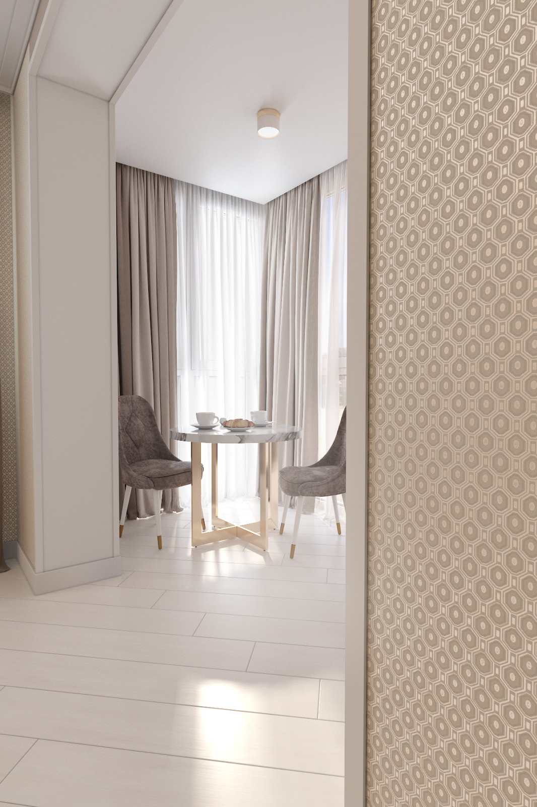 Дизайн-проект квартиры в ЖК «Аркадия»