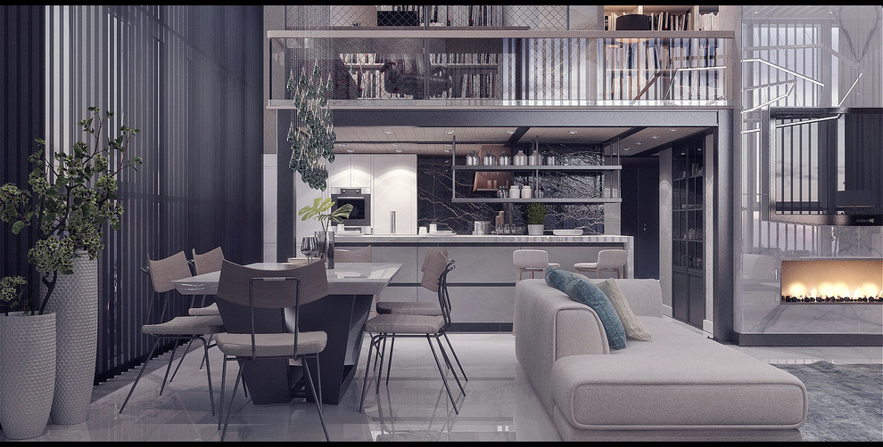 Пентхаус в стиле лофт