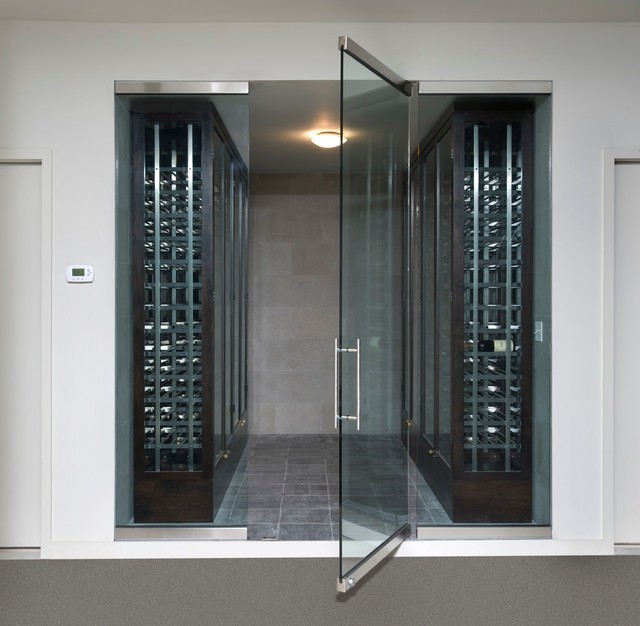 Frameless Glass Cabinet Doors Kitchen Design Ideas