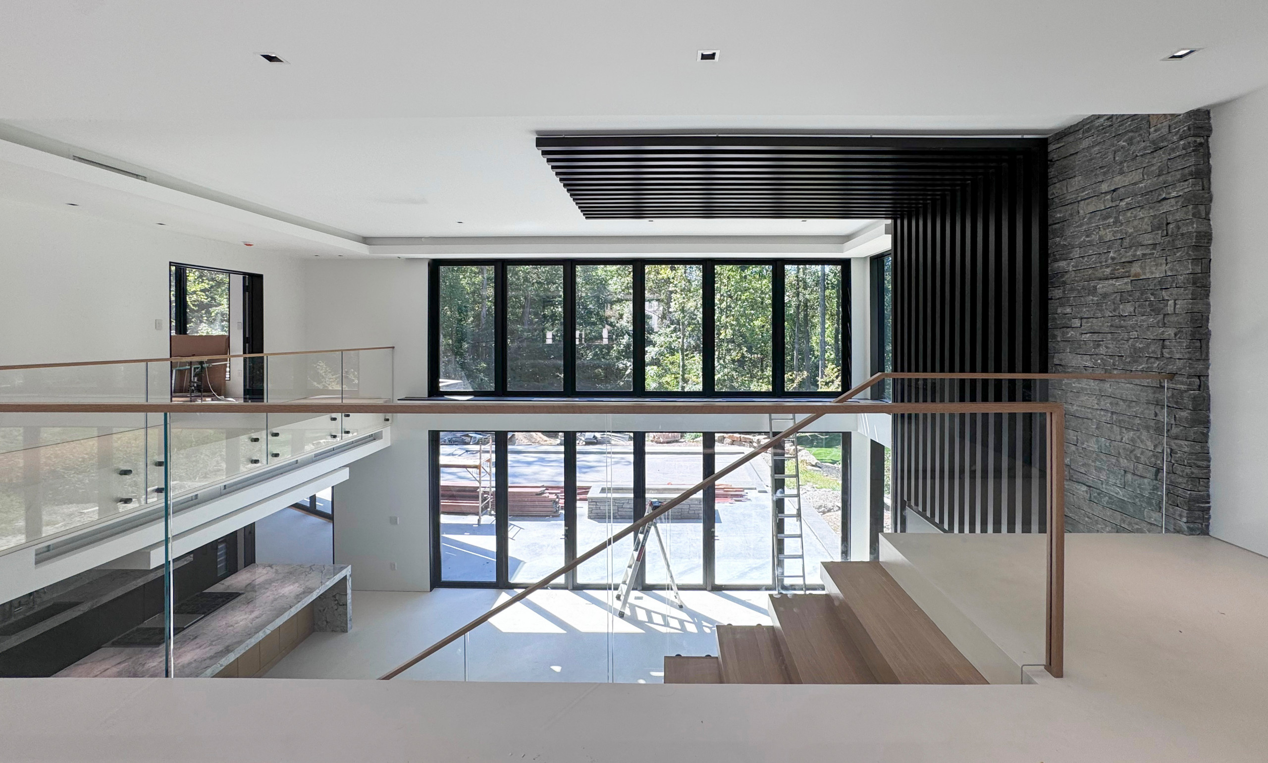 126_Visually Open and Light Contemporary Staircase, Mclean, VA 22102