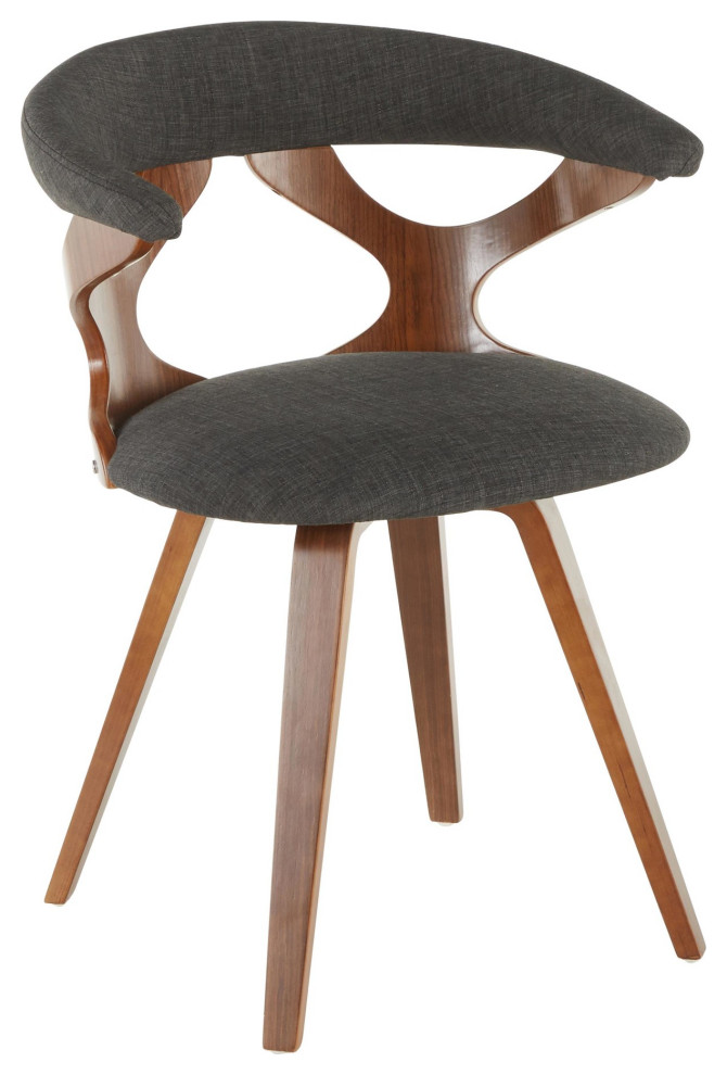 The Monte Dining Chair, Charcoal, Fabric
