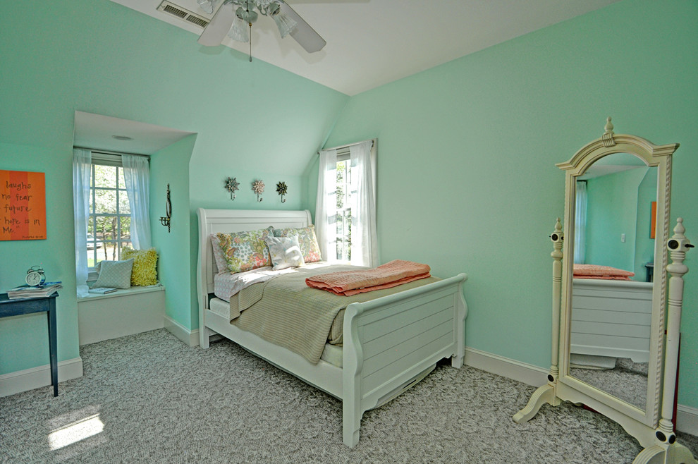 Bedroom - coastal bedroom idea in Charlotte