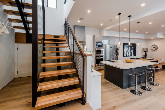 Inglewood Boulevard contemporain-escalier