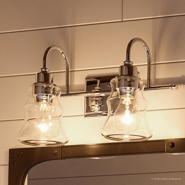 Luxury Vintage Bath Vanity Light, Columbus Series, Polished Chrome ...