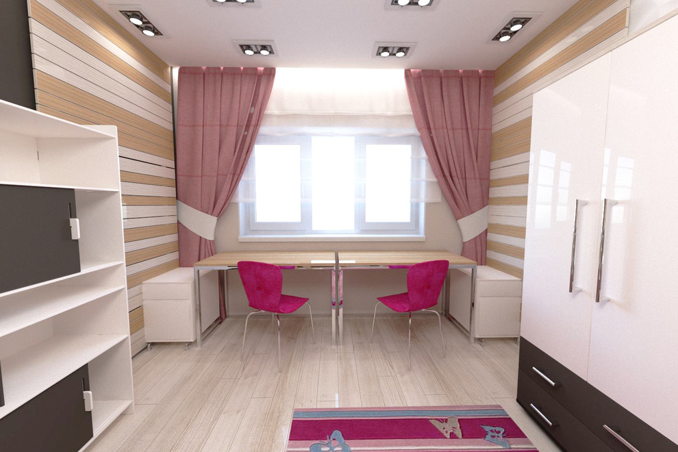 Комната для девочки подростка и детская для 2 девочек