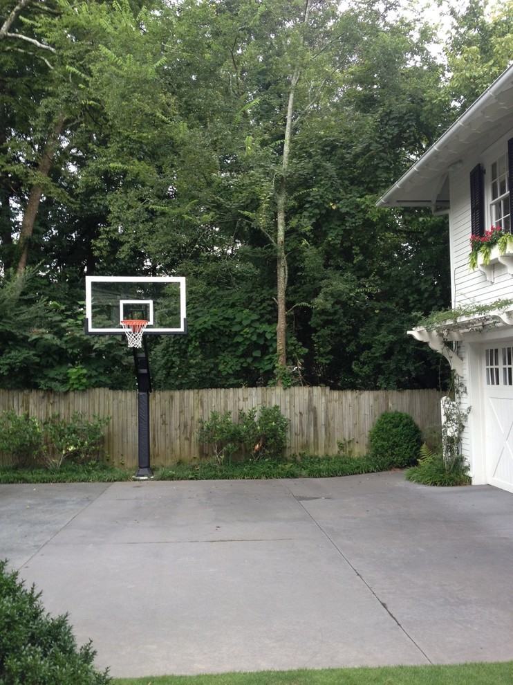 Neil M's Pro Dunk Platinum Basketball System on a 43x22 in ...