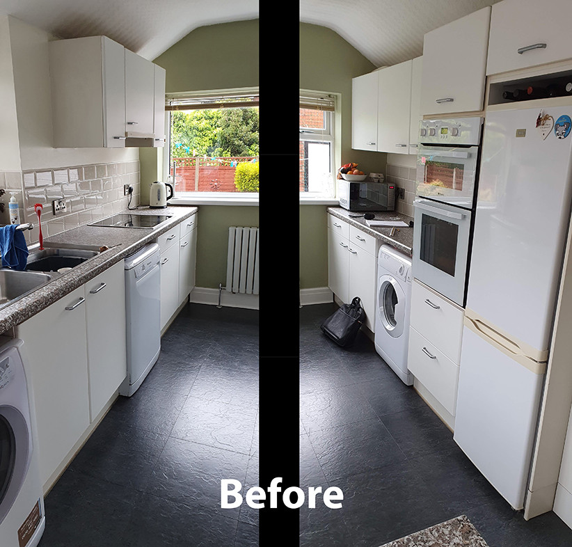 Adding natural light to a kitchen with roof windows