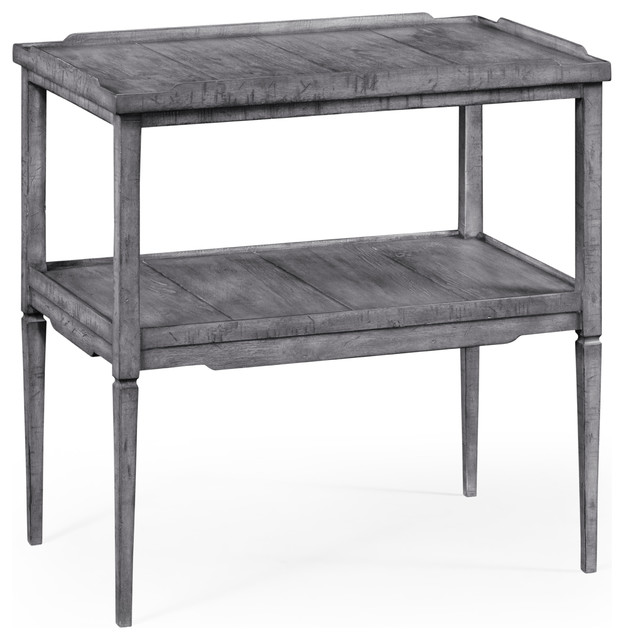 Antique Dark Grey Side Table Farmhouse Side Tables And End Tables by GwG Outlet Houzz