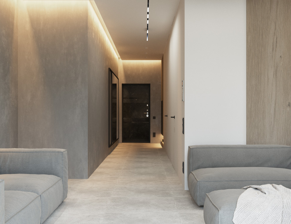 Современная квартира с видом на лес