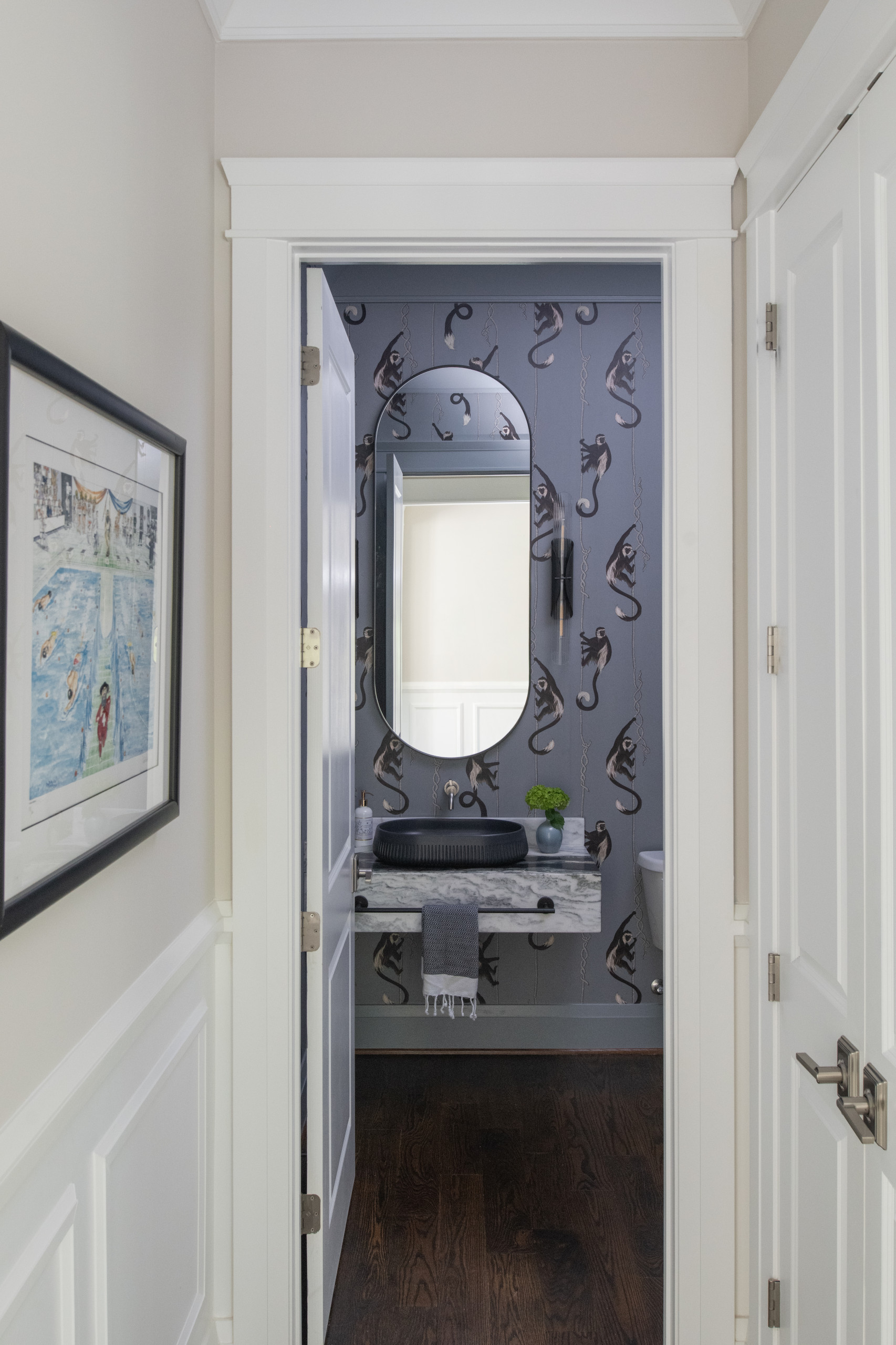 Monkey Business: Powder Room