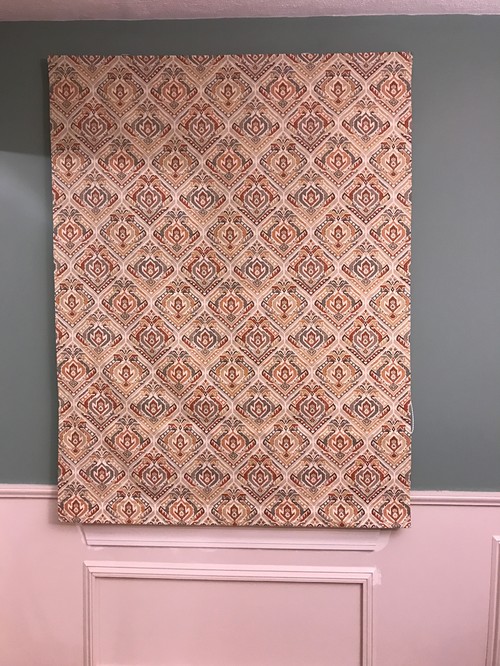 Latest DIY roman shade with continuous loop