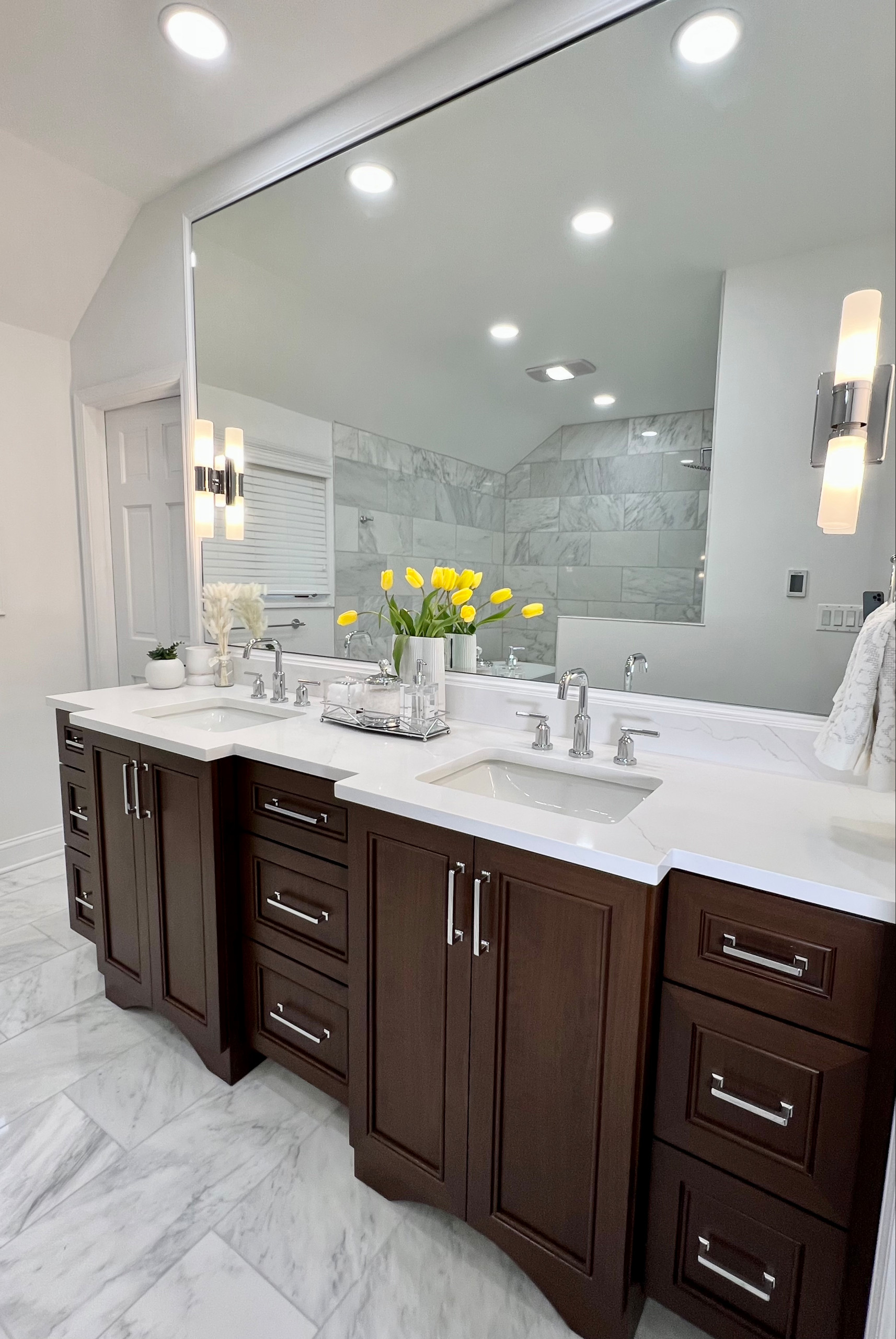 Two Traditionally Designed Bathrooms