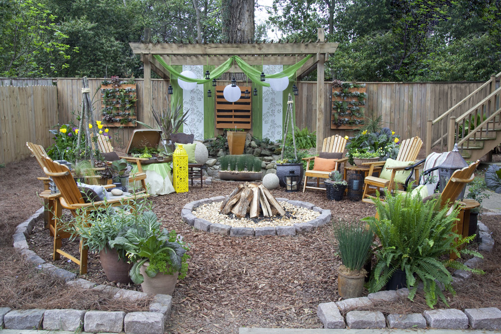 This is an example of a country garden in Atlanta.