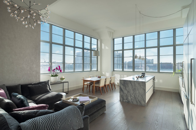 LIC Loft modern-vardagsrum