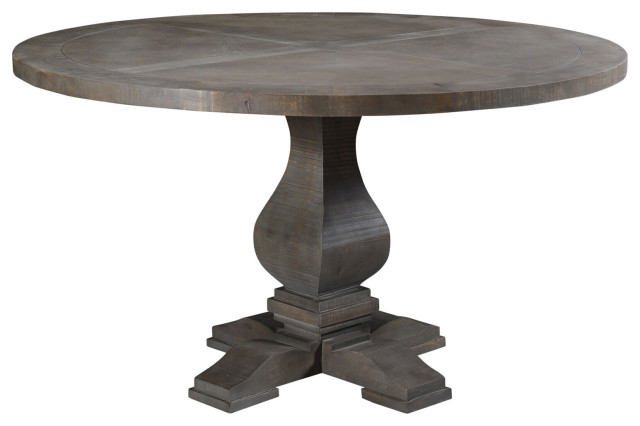 Willoughby 54 Round Mango Wood, 54 Inch Round Pedestal Dining Table Set