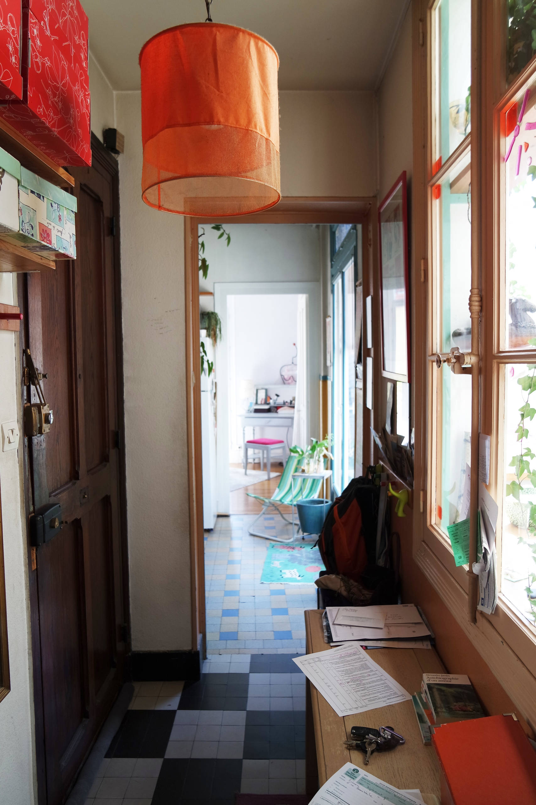 Avant travaux, les sols dépareillés