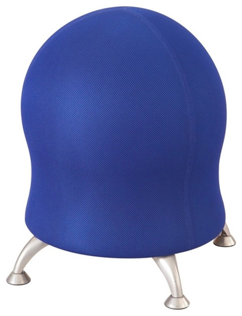 Pemberly Row Modern / Contemporary Ball Chair in Blue Finish