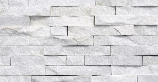 Ledger Panel Natural Quartzite Wall Tile, Arctic White, Sample