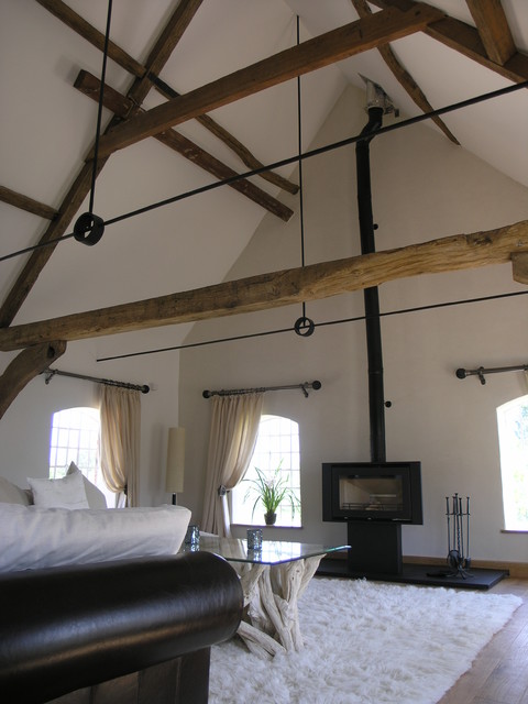 Old Mill Conversion rustik-vardagsrum