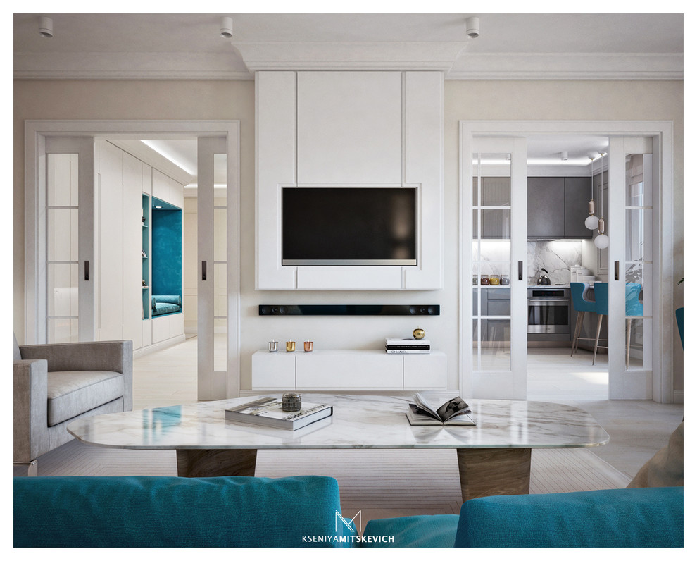 Дизайн квартиры в Минске. Современная классика